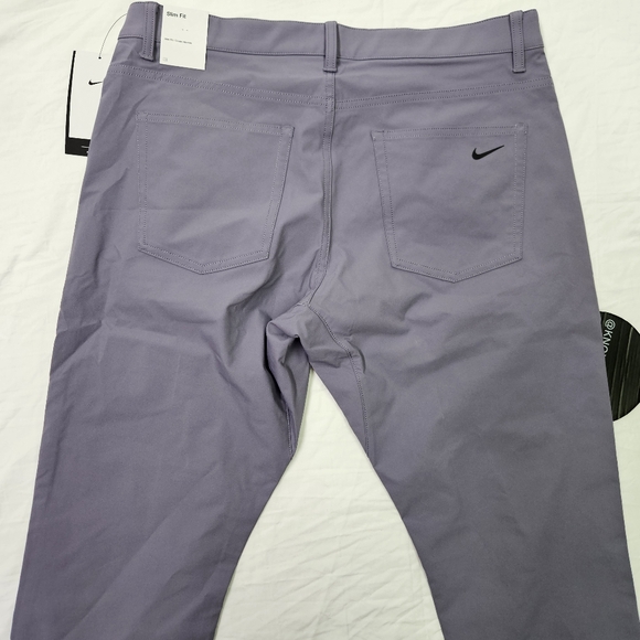 Nike Golf Pants Tour 5 Pocket Repel SlimFit Lavender FD5615-509 Men’s Size 35x32 - Picture 6 of 11